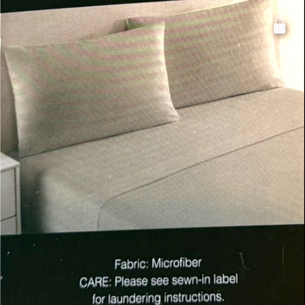 Amy Miller Home Queen Embossed Sheet Set - Grey, NWT